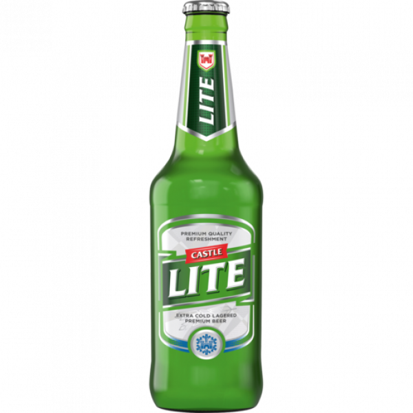 Castle Lite Beer Bottle Import 440M...