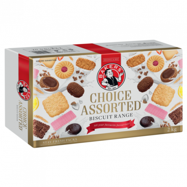 Bakers Choice Assorted Biscuits 2KG