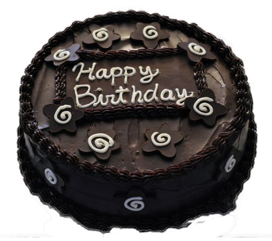 Birthday Chocolate Cake 12 Inch EACH