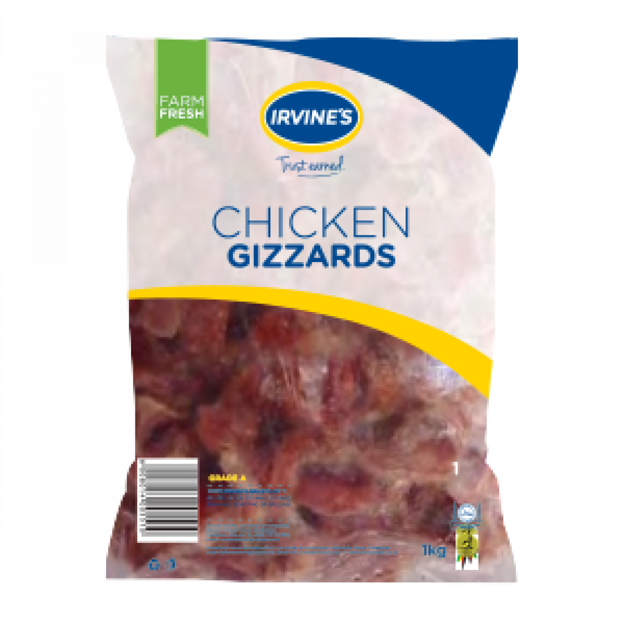 Irvines Gizzards 1KG