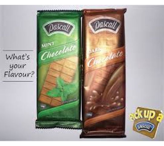 Pascall Chocolate Dark Slab 100G