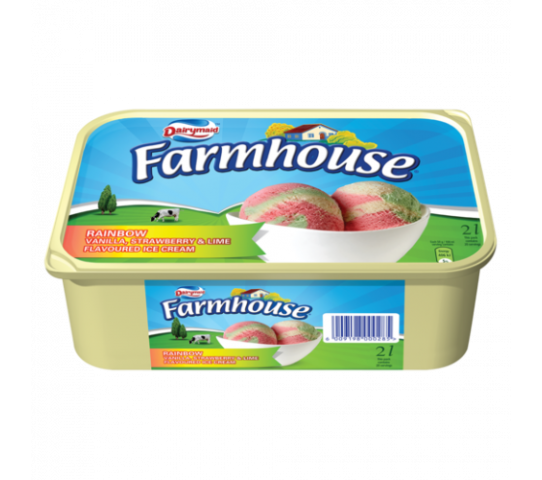 Nestle Farmhouse Rainbow  Ice Cream 2L