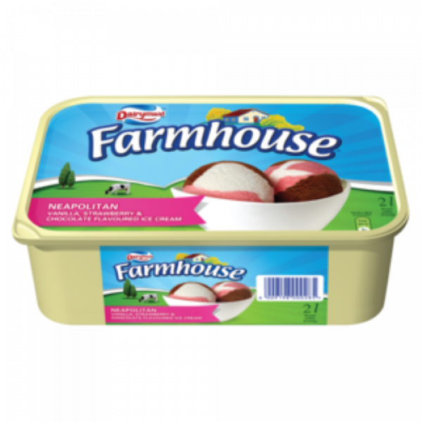 Nestle Farmhouse Neapolitan  Ice Cream 2L