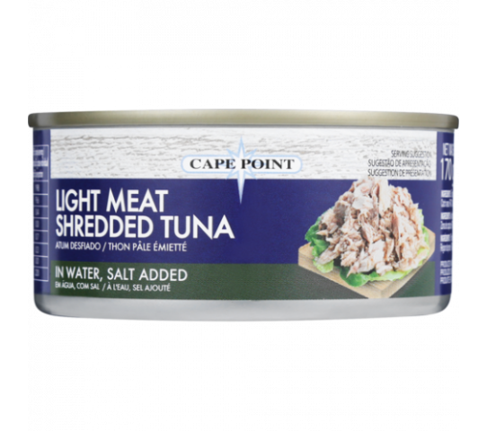 Cape Point Light Meat Shredded Tuna in Water 170G