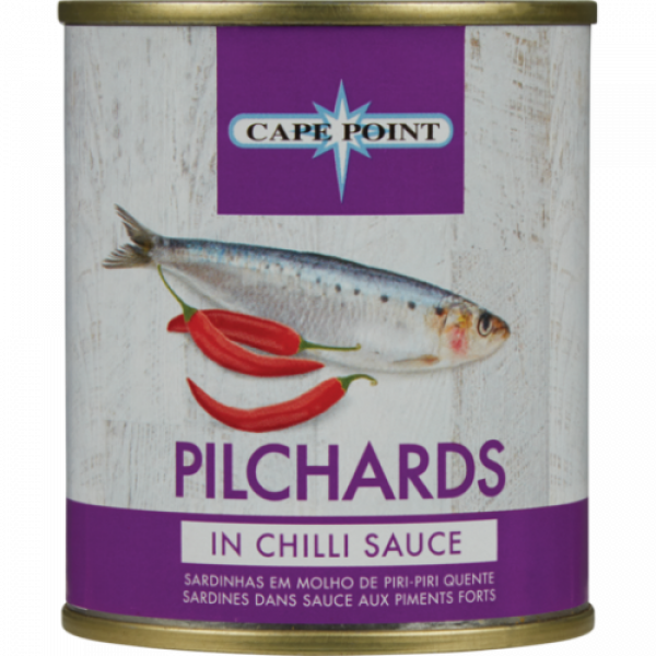 Cape Point Pilchards in Chilli Sauce 215G