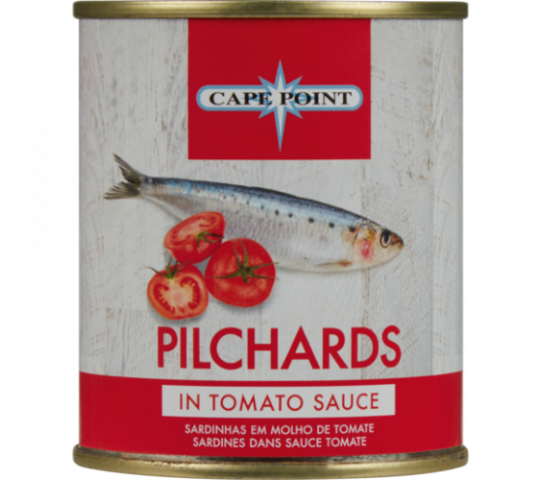 Cape Point Pilchards in Tomato Sauce 215G