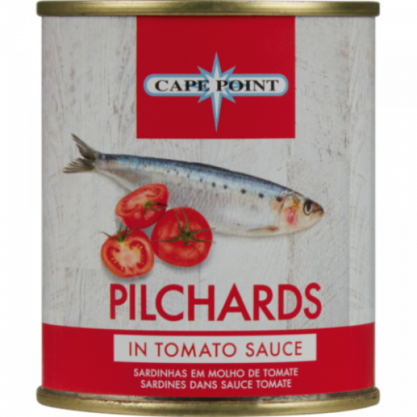 Cape Point Pilchards in Tomato Sauce 215G