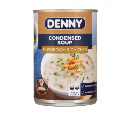 Denny Condensed Cream Of Mushroom Soup 405G