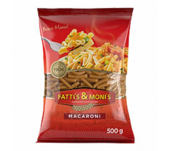 Fattis & Monis Wholewheat Macaroni 500G