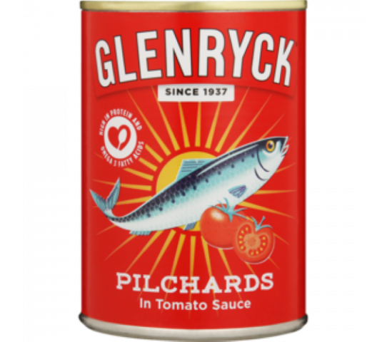 Glenryck Pilchards in Tomato Sauce 400G