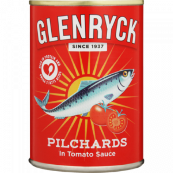 Glenryck Pilchards in Tomato Sauce 400G