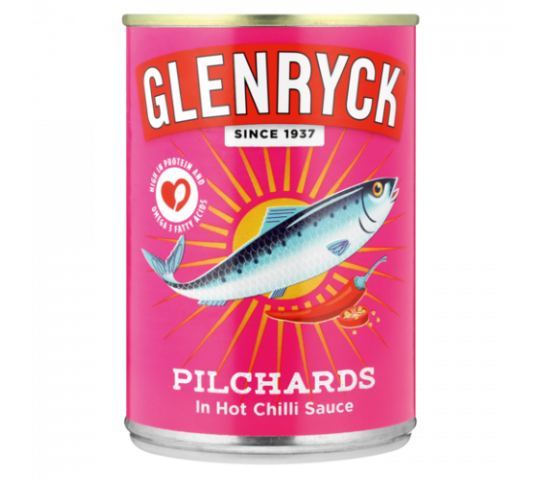 Glenryck Pilchards in Hot Chilli Sauce 400G