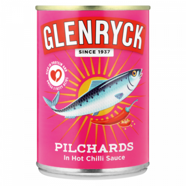 Glenryck Pilchards in Hot Chilli Sauce 400G