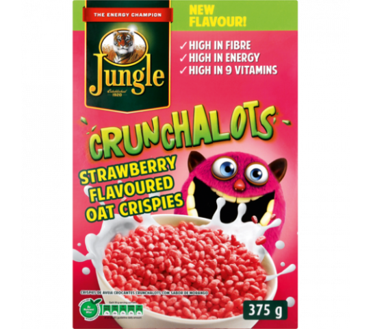 Jungle Oats Crunchalots Strawberry Crispies 375G