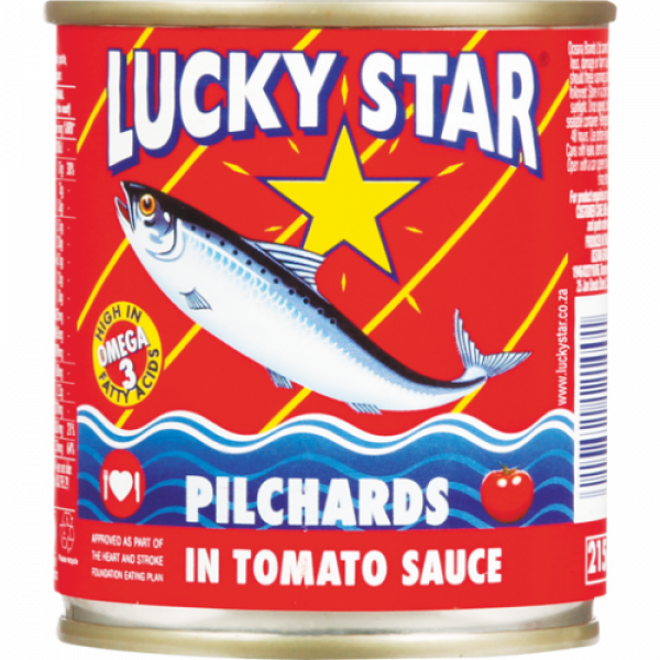 Lucky Star Pilchards in Tomato Sauce 215G