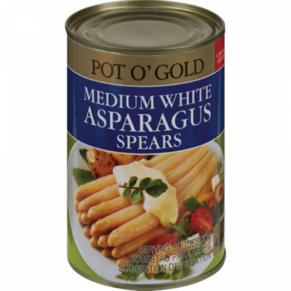 Pot O Gold Asparagus Medium White Spears 430G