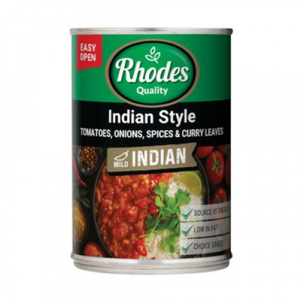Rhodes Indian Style Tomato Onion & Curry 410G
