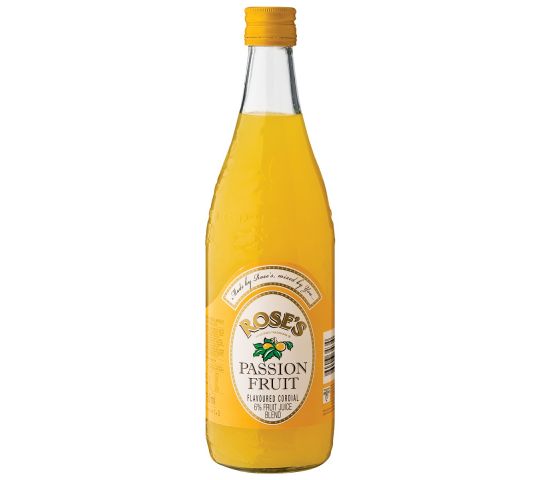 Rose's Passion Fruit Cordial Blend 750Ml