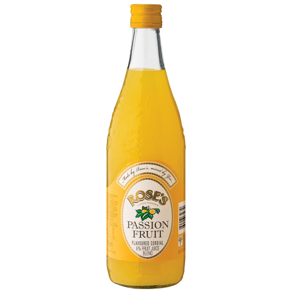 Rose's Passion Fruit Cordial Blend 750Ml