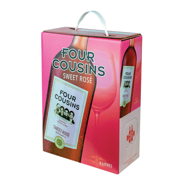 Four Cousins Natural Sweet Rose Wine 3L