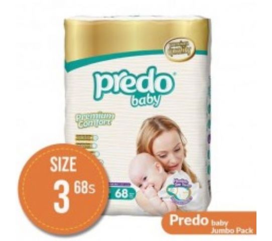 Predo Baby Diapers Midi (4-9kg) 68s
