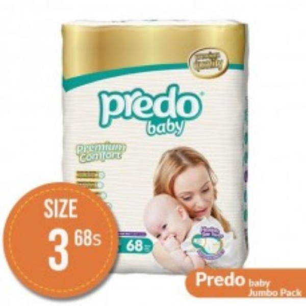 Predo Baby Diapers Midi (4-9kg) 68s