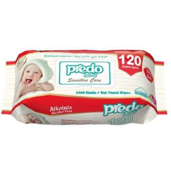 Predo Wet Towel Wipes Ultra Soft 120s