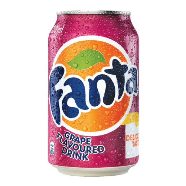 Fanta Grape Can 330ML - 12 Units