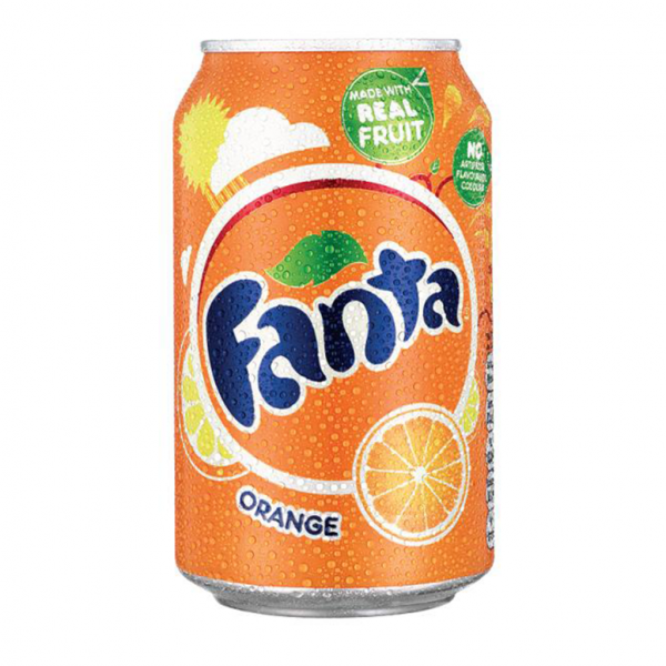 Fanta Orange Can - 24 Units