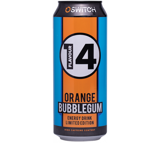 Switch Energy Drink Orange Bubblegum 500ML
