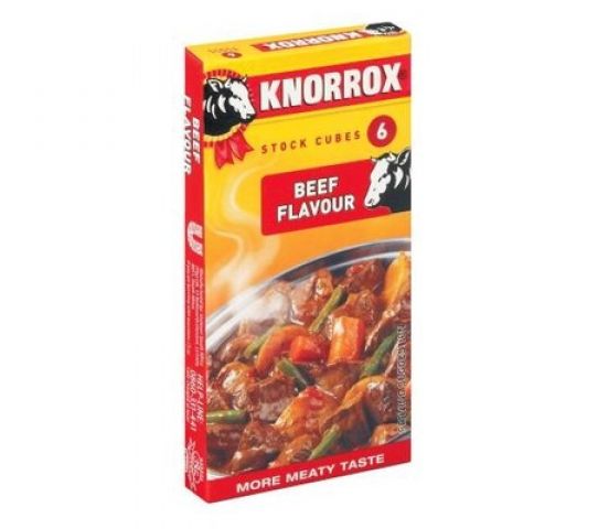 Knorrox Stock Cubes Beef 60G