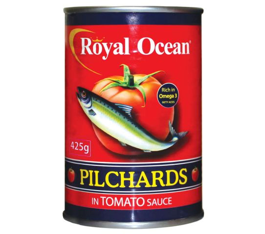 Royal Ocean Pilchards In Tomato Sauce 425G