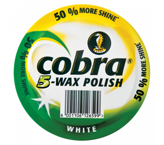 Cobra 5 Wax Polish White 350ML