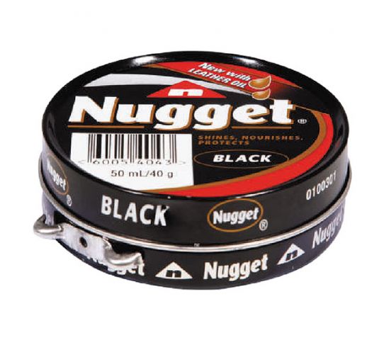 Nugget Black Shoe Polish 200ML
