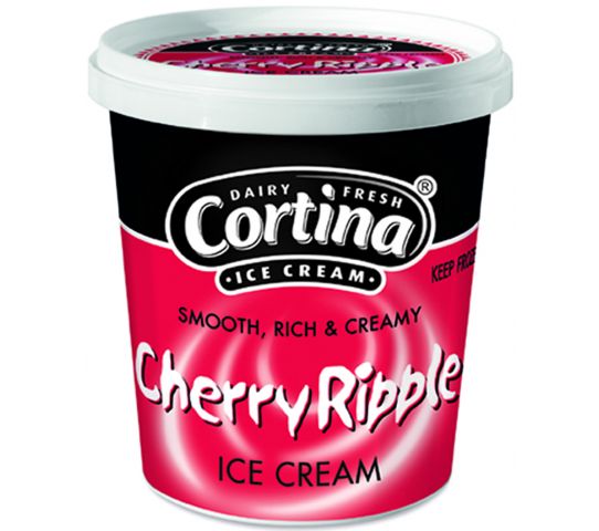 Cortina Ice Cream Cherry Ripple 1LTR
