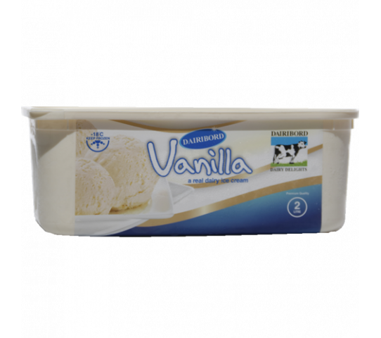 Dairibord Ice Cream Vanilla 2L