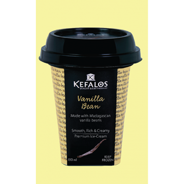 Kefalos Vanilla Bean Ice Cream 150ML