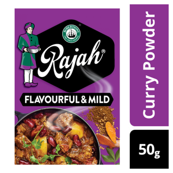 Rajah Flavourful & Mild Curry Powder 50G