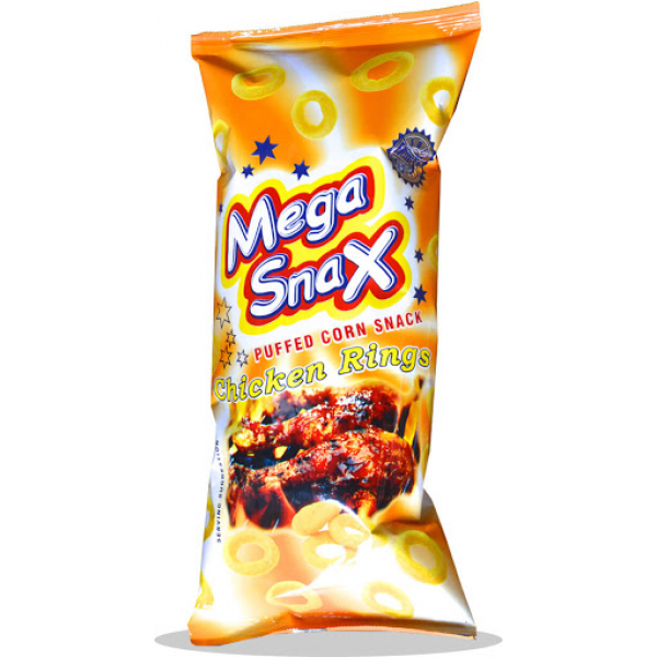 Mega Snax Chicken Rings 100G