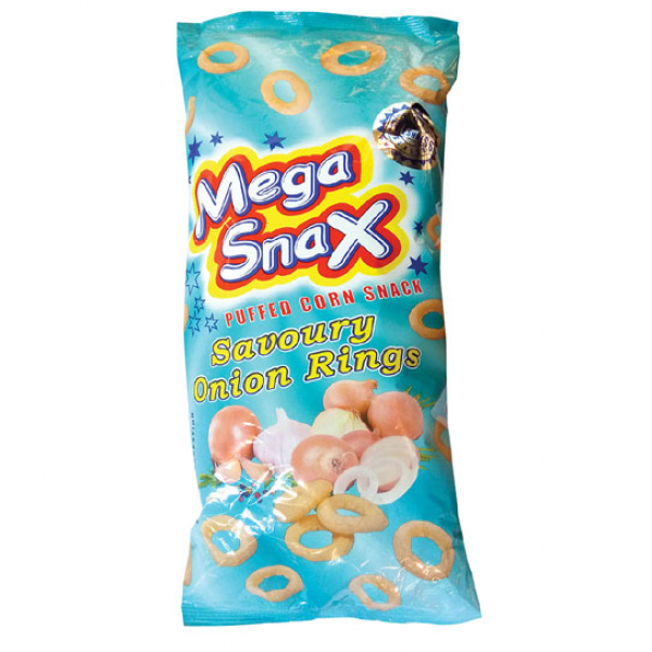 Mega Snax Savoury Onion Rings 100G