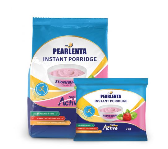 Pearlenta Instant Porridge Strawberry Flavour 1KG