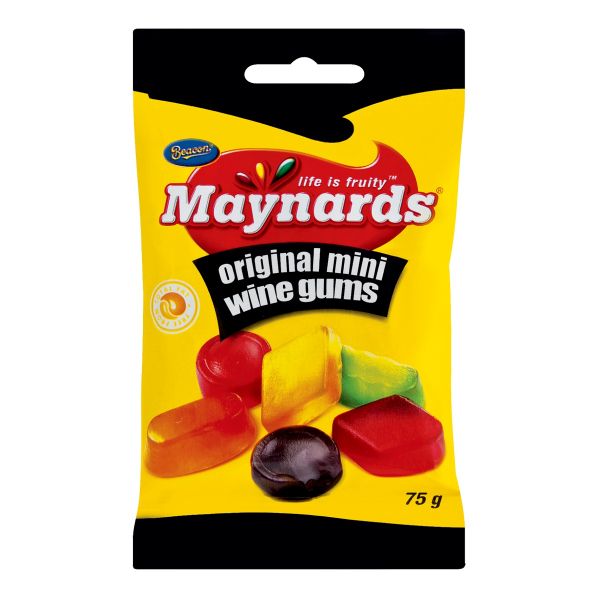 Beacon Maynards Wine Gums Sweets 75G