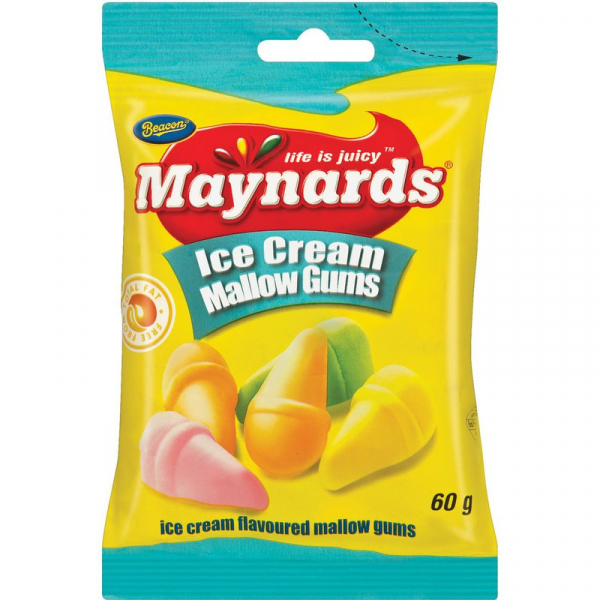 Beacon Maynards Ice Cream Mallo Gums 60G