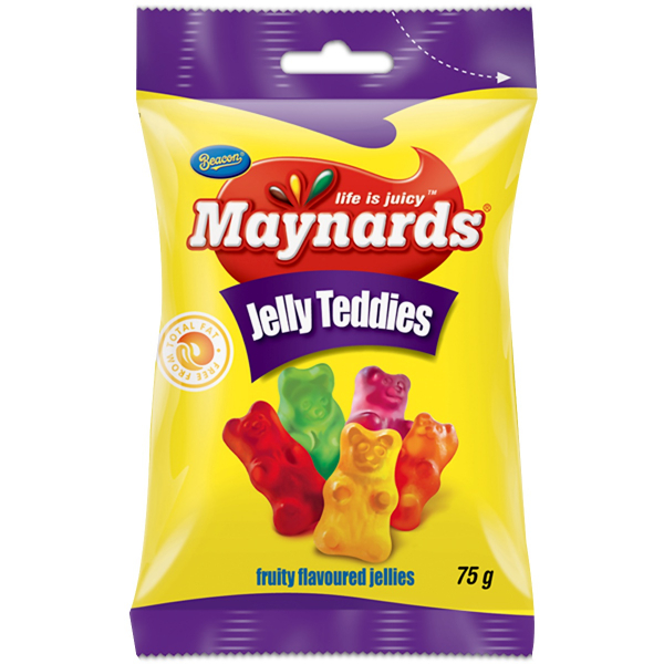 Beacon Maynards Enerjelly Teddies 75G