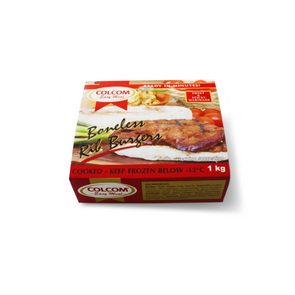 Colcom Boneless Ribs Burgers 1KG