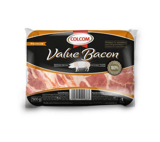 Colcom Sliced Value Bacon 500G
