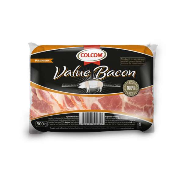 Colcom Sliced Value Bacon 500G