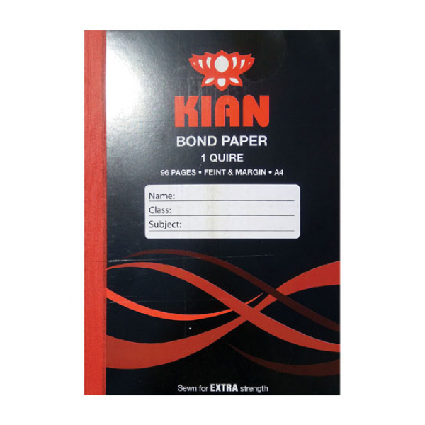 Kian 1 Quire Bond Counter Book 96 Page