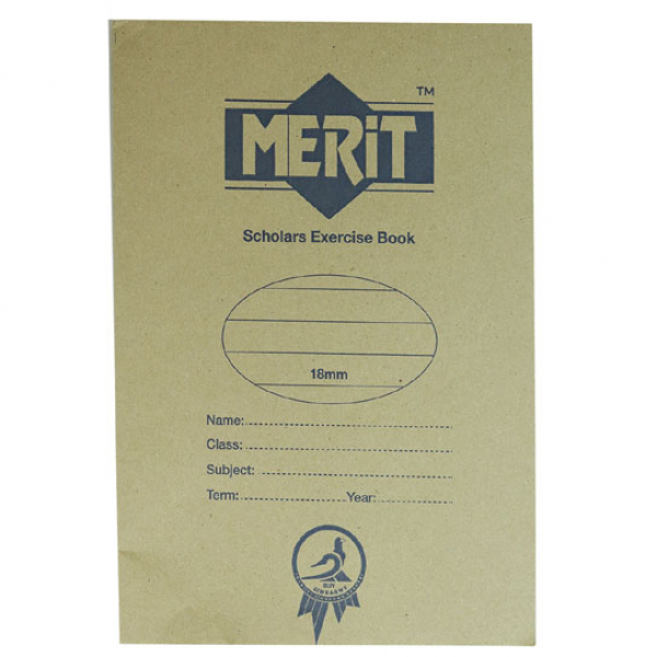 Merit Exercise Book Grade 1 2 (24Mm) Each