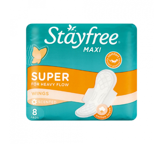 Stayfree Maxi Super Wing Scented 8S